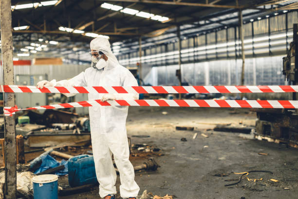 Professional Sewage Cleanup technician working in Clarkdale, GA